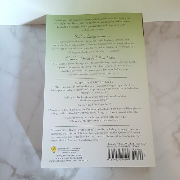 The Masqueraders Book by Georgette Heyer - Picture 4 of 7